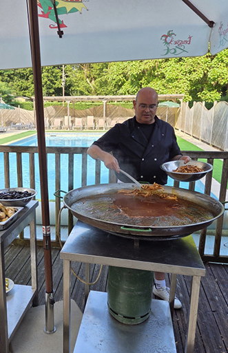Plats gourmands servis au restaurant du camping 4 étoiles dans la Drôme La Grivelière