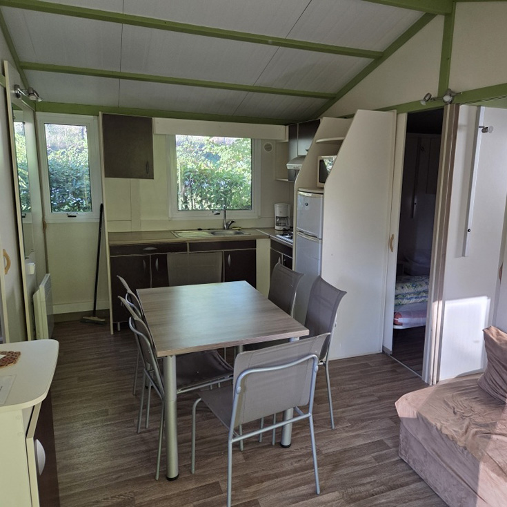 Location chalet 35 m², 1 à 6 personnes dans la Drôme : cuisine